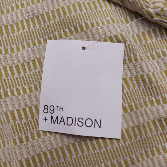 89TH & MADISON Hi/Low Striped 3/4" Sleeve Top - Picture 10 of 11